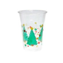 Gobelets de coupe en cristal 16oz gobelets en plastique